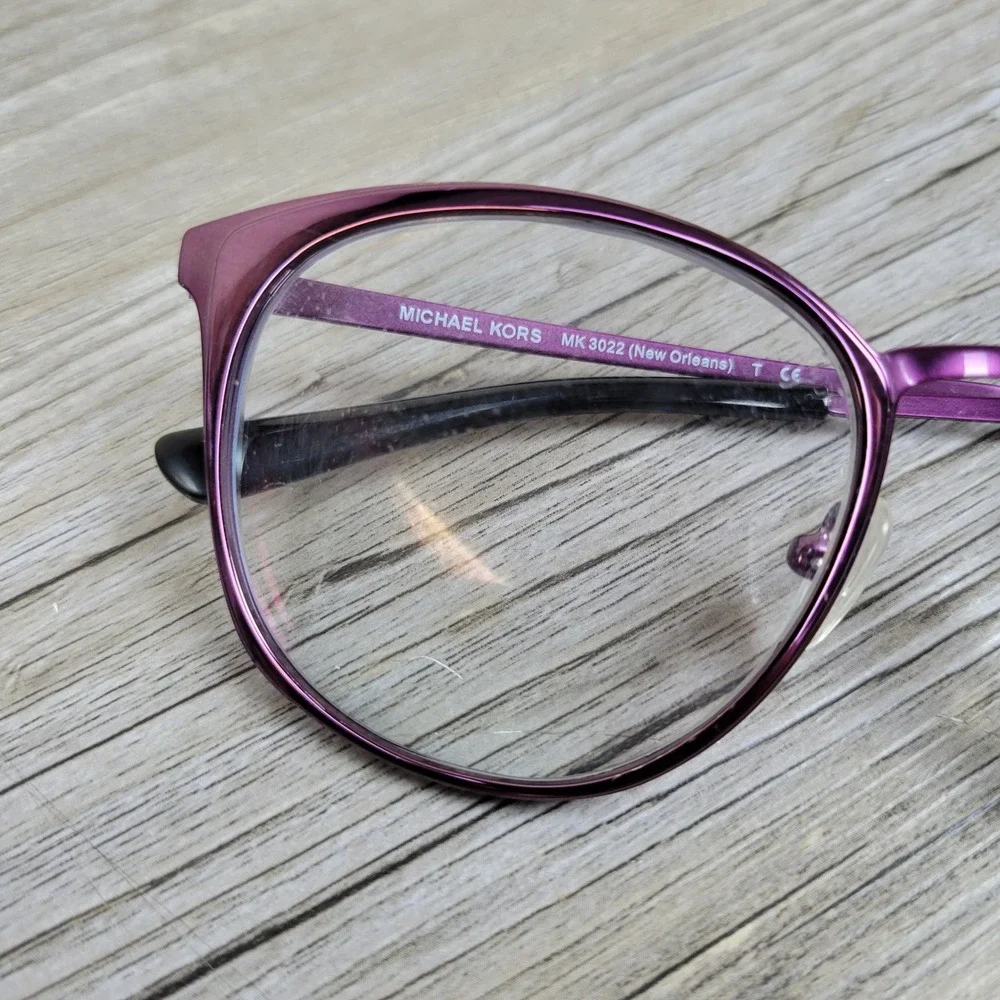 Michael Kors Eyeglass Frames‎ MK3022 New Orleans 1158 Purple Cat Eye 53-18-140